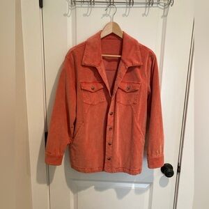 Vintage Corduroy jacket - dusty orange Size M/L
